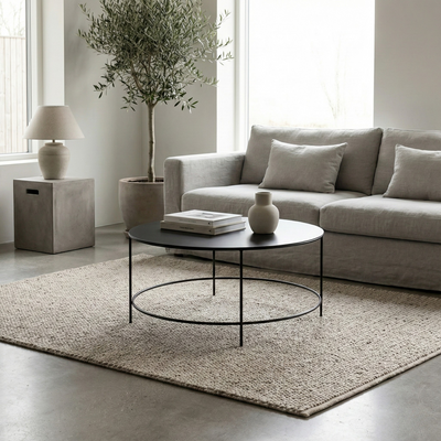 Mesa de centro 80  METAL BLACK - Kallfu.cl