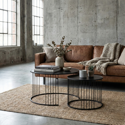 Mesa de centro Nido Vara | METAL BLACK