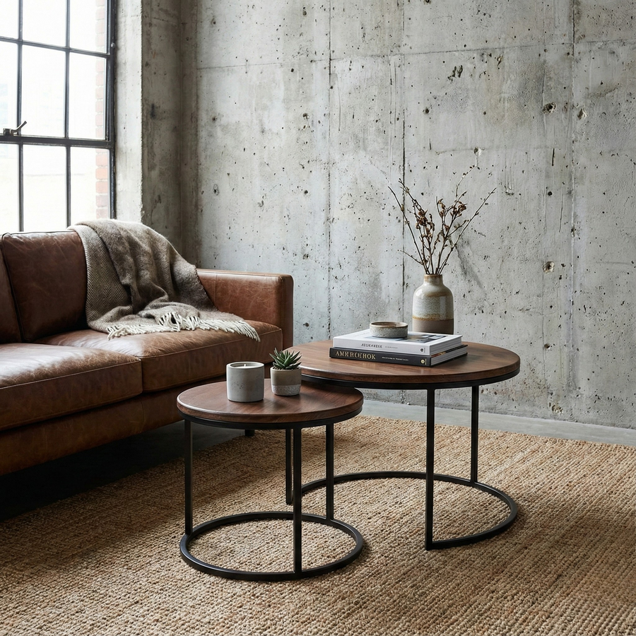 Mesa de Centro Nido Toffee — Kallfu.cl