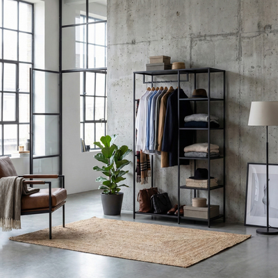 Perchero Escalera METAL BLACK — Kallfu.cl