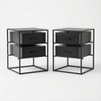 COMBO: 2 Velador Industrial ABEDUL LUXE BLACK — Kallfu.cl