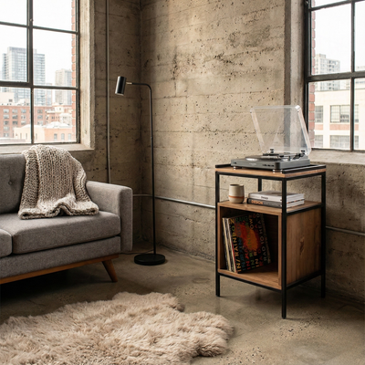 Mueble para vinilos 48 TOFFEE — Kallfu.cl