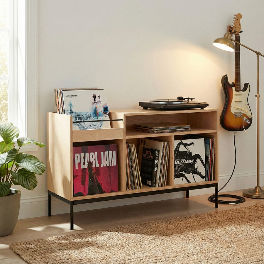 Mueble Vinilos 115 COMPO ABEDUL — Kallfu.cl