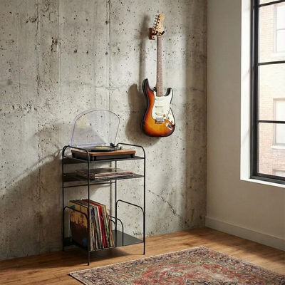 Mueble para vinilos 52 METAL BLACK — Kallfu.cl