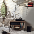 Mueble Vinilos 75 COMPO MIMA ABEDUL — Kallfu.cl