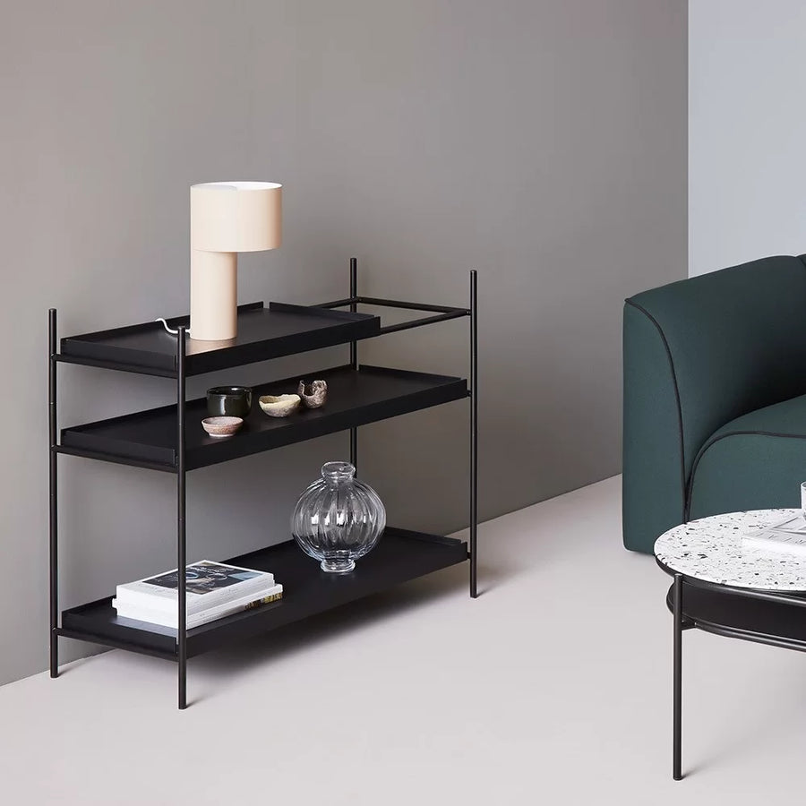 Estantería LUXE Bandeja Baja BLACK — Kallfu.cl