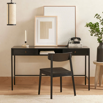 Escritorio 150 Minimal Black con Cajones