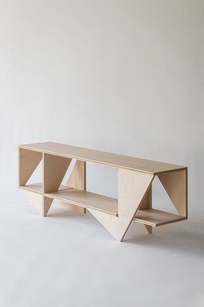 Rack de Tv Origami Abedul Mima | Natural