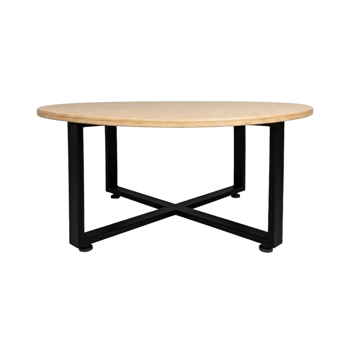 Mesa de Centro Redonda Cruz 90 — Kallfu.cl