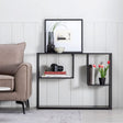 Estantería Baja Escalonada Metal BLACK — Kallfu.cl