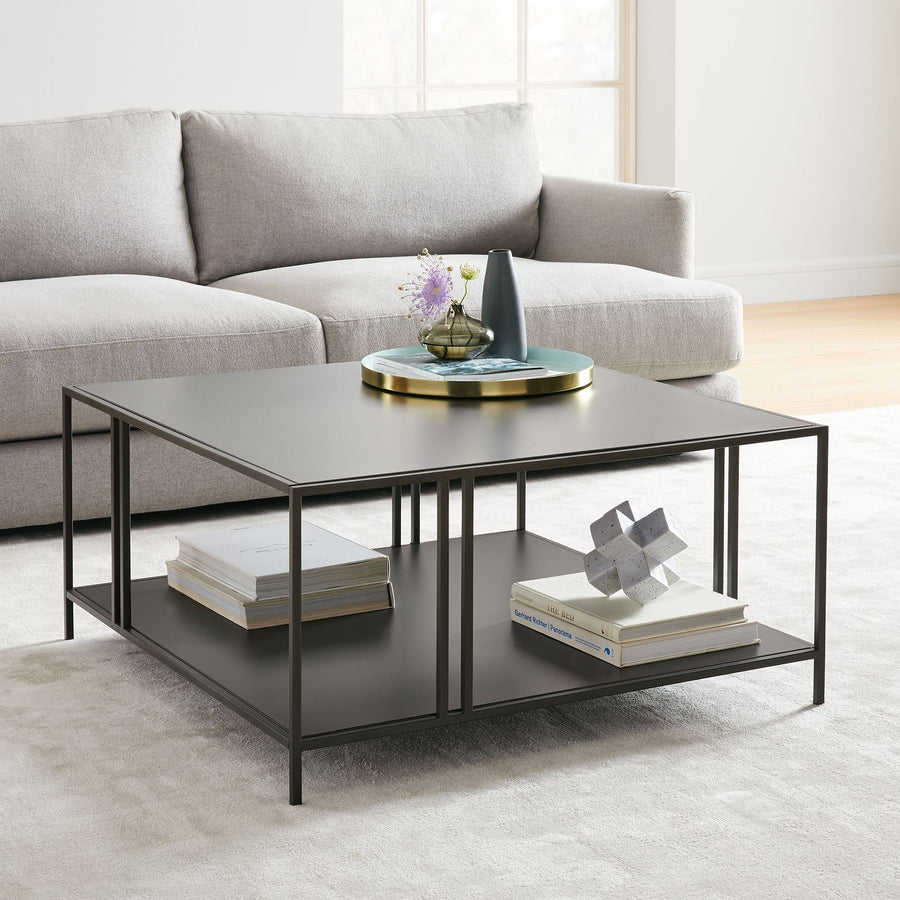 Mesa de centro cuadrada vara Metal — Kallfu.cl