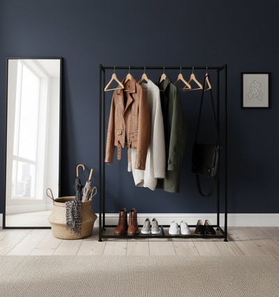 Perchero industrial Metal BLACK