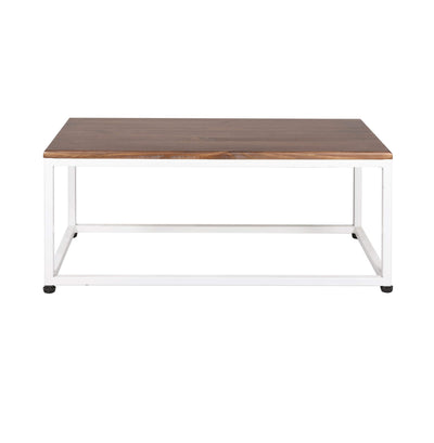 Mesa de Centro Rectangular Blanco Toffee