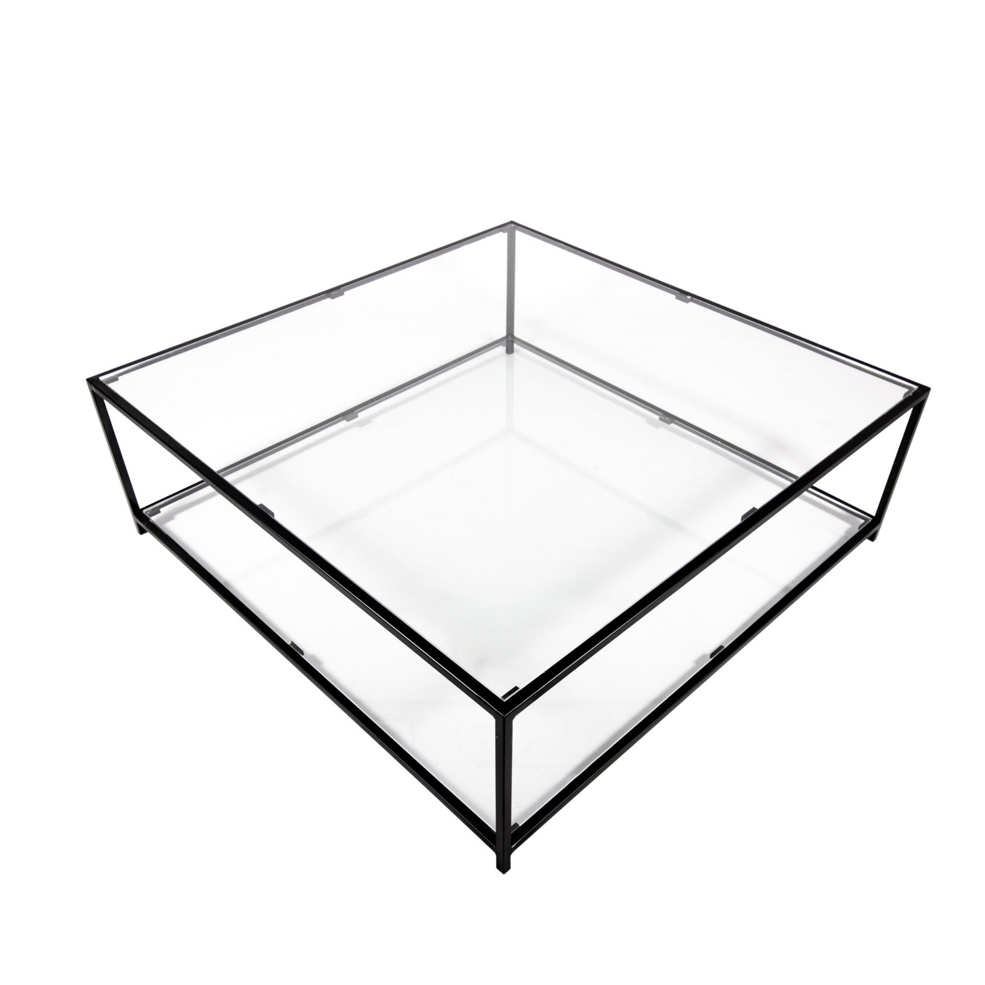 Mesa de Centro 100 x 100 | Glass Negro