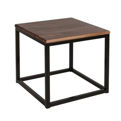 Mesa Lateral CUBO 40 Negro Toffee