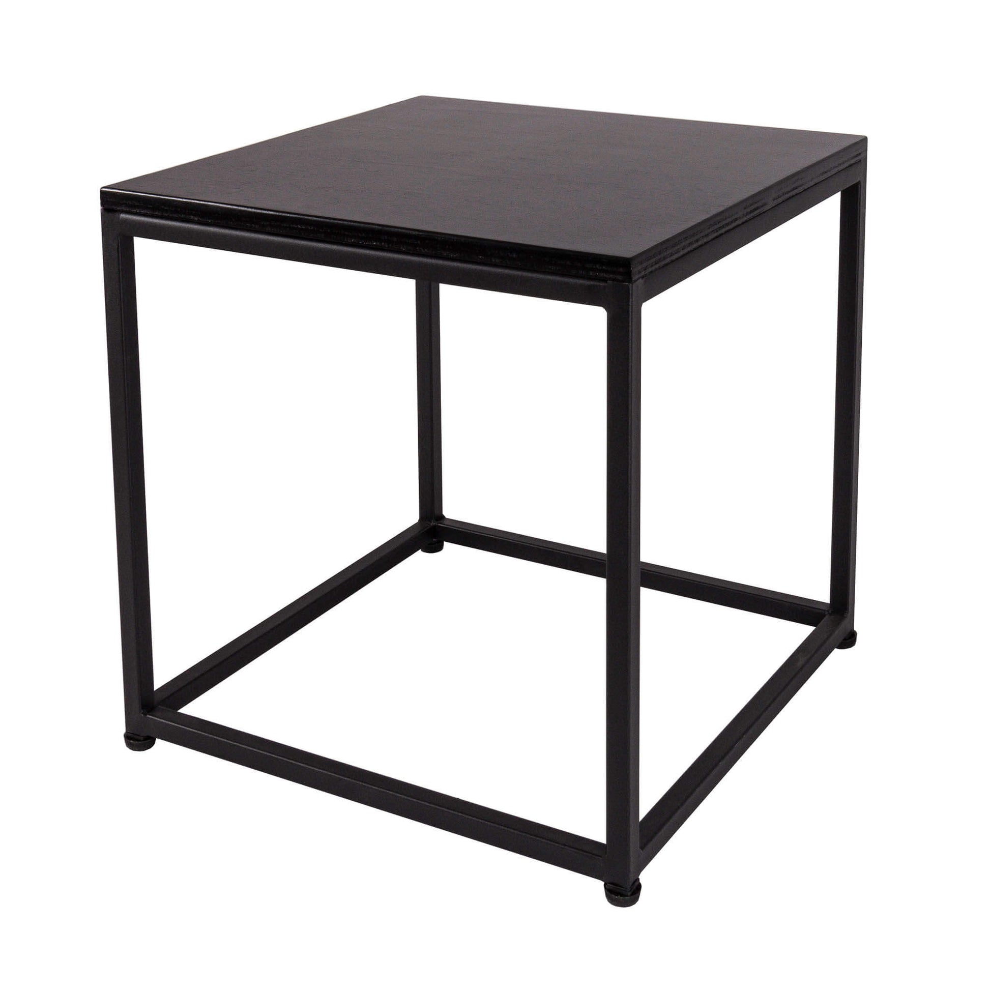 mesa lateral cuadrada para living