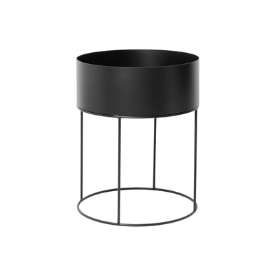 Plant Station Circular 40  | Metal Black